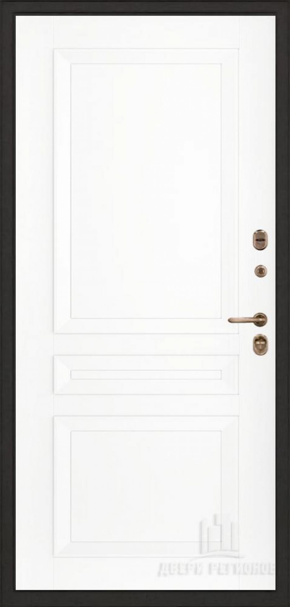 Входная дверь Regidoors ГРАНИТ ТЕРМО Авангард "Эмаль белая"