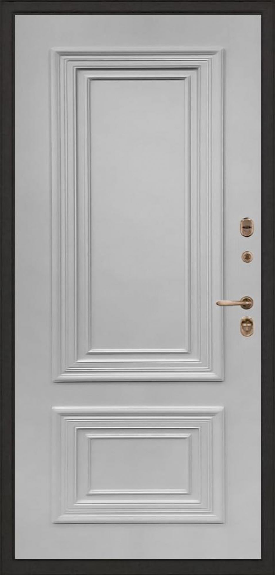 Входная дверь Regidoors ГРАНИТ ТЕРМО Престиж, Цвет "RAL 7047 (светло серый)"